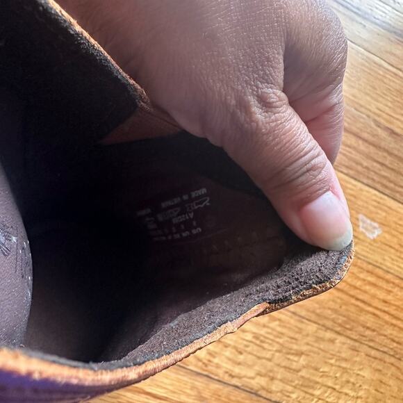 Timberland Swazey Brown Leather Heeled Mules/Clogs – Size 6 - Picture 6 of 10